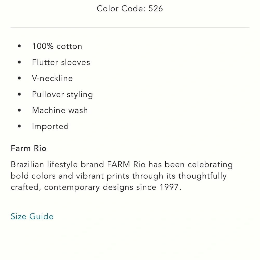 Anthropologie Blue and Orange Patterned Top - Picture 6 of 6